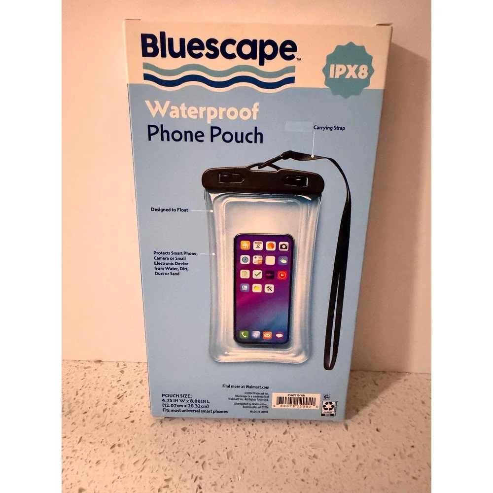 Bluescape Waterproof Phone Pouch IPX8 Floating Dry Bag Case with Strap
